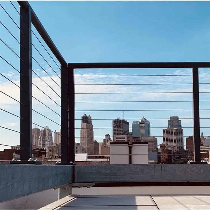 Matte Black Aluminum Railing