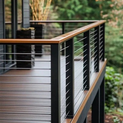 Horizontal Aluminum Cable Railing